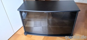TV-Tisch schwarz auf Rollen zu verschenken,  Pforzheim