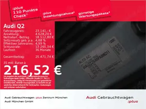 Audi Q2 30 TFSI advanced PDC/Navi+