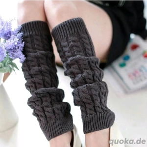 Damen Stulpen Beinwärmer Legwärmer Strümpfe Overknees