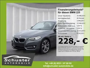 BMW 225 d Coupe Sport Line*Autom AHK Leder Harm/Kard