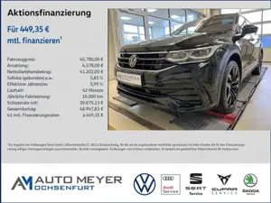 Volkswagen Tiguan Allspace R Line 2.0 TDI Black 7 Sitzer HK Sound AHK Navi