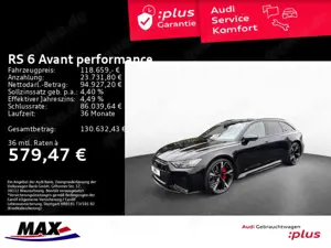 Audi RS6 RS6 Avant PERFORMANCE 4.0 TFSI QU MATRIX+PANO+KA