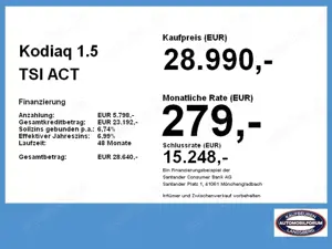 Skoda Kodiaq 1.5 TSI ACT Ambition LED Navi SHZ KlimaA