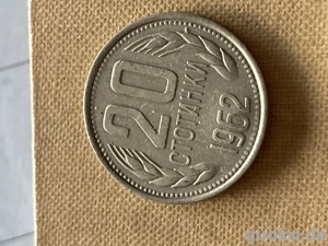 Münze Münzen Umlaufmünze Bulgarien 20 Stotinki 1962