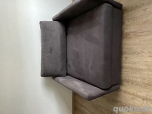 Schlafsessel, ausziehbar, grau