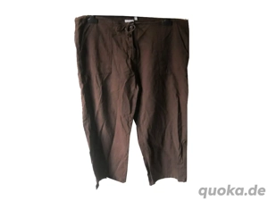 3 4 Hose - 7 8 Hose - braun - Gr. 44 46