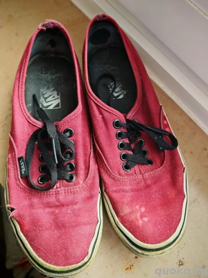 Heavy worn Vans Authentic 