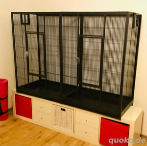 Vogelvoliere Melbourne 2 wie neu!!! ( NP 399,-! )