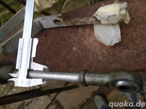 Hydraulikzylinder zvk 14 mm   45 cm Länge einfachwirkend