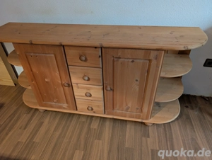 Sideboard Massivholz natur 160 cm