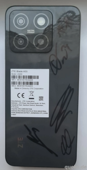 Zta Blade A55 Autogramme Rb Leipzig Spieler Bild 5