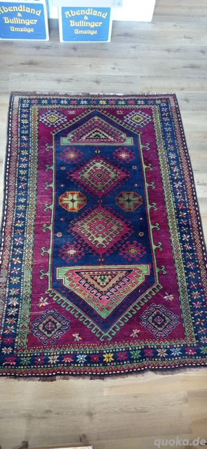Kazak Teppich aus Wolle 150cm x 2,38cm