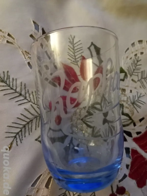 NEU 1 Glas mit Namen Raphael als Gravur 
