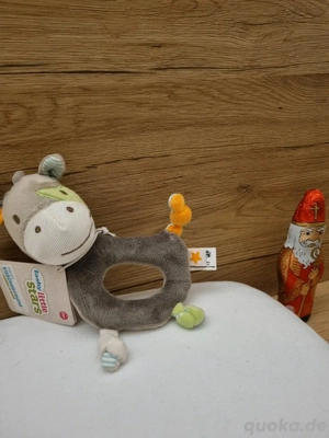 Fashy Little Stars Greifring Baby Kuscheltier weich Esel Greifling Greiflinge