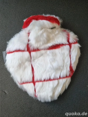 Fashy Wärmflasche Herz Rot Weiß Gesundheit Pflege wärmende Flasche Love 