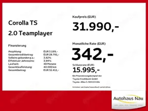 Toyota Corolla TS 2.0 Teamplayer 15 Jahre Relax-Garantie Bild 4