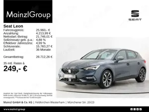 SEAT Leon 1.5 TSI DSG FR LED Navi SHZ Kam ACC Virtual