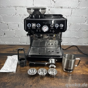 Sage Barista Express Impress   Bohnen zu Tasse Kaffeemaschine, Schwarz Edelstahl