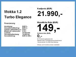 Opel Mokka 1.2 Turbo Elegance LED+SHZ+Winterp.+Kam. Bild 4