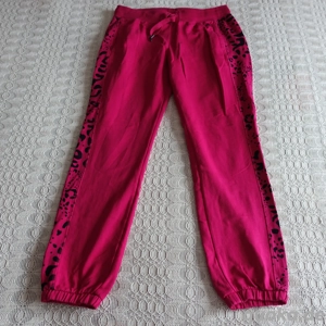 Damen - Jogginghose, Freizeithose, Gr. L bzw. ca. Gr. 42 44, pink schwarz, Leo, adidas