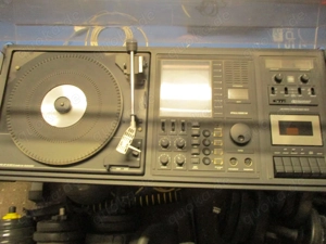 70j Flache Stereo Anlage von Quelle mit Plattenspieler