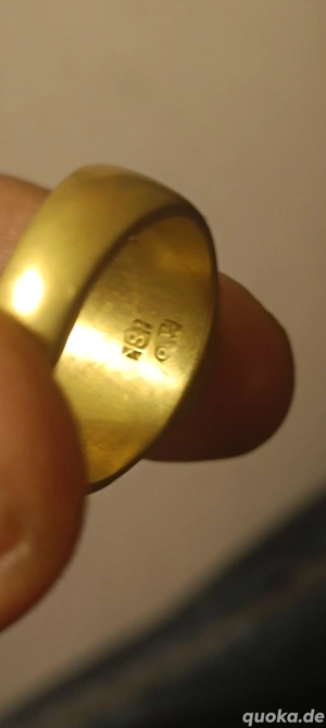 750 gold ring  Bild 2