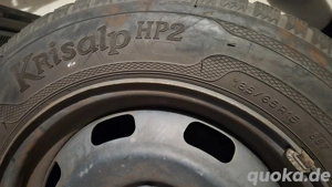 4 Winterreifen auf Stahlfelgen 185 65 R15 88T