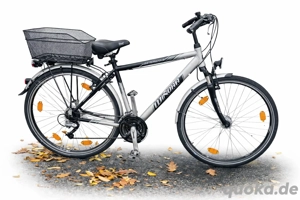 28 Zoll Herrenfahrrad schwarz silber 