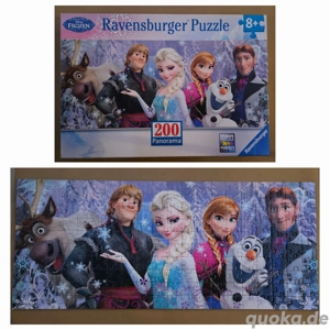 200 er Ravensburger Disney Frozen Puzzle "Arendelle im ewigen Eis", Kinderpuzzle