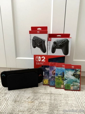 nintendo switch Generation 2 spiele mit 4 videospiele + pro controller 