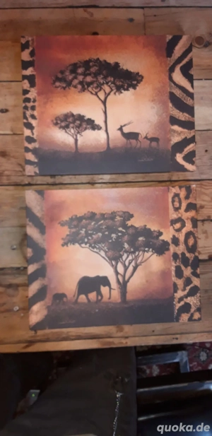 Afrikabilder 2er Set