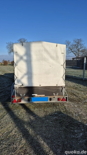 Verkaufe Auwärter Anhänger mit Tandemachse und Plane