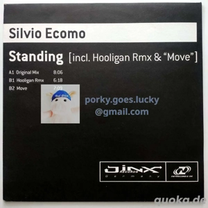 Silvio Ecomo - Standing 2000 12" Vinyl Progressive Trance, Tech House