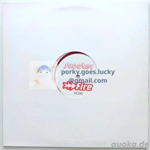 Scooter - Fire 1997 Nummeriert Rot 12" Vinyl Trance House, Hard House