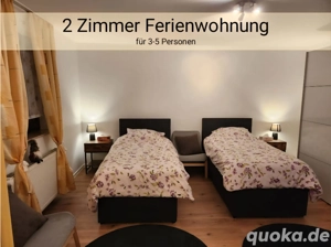 Ferienwohnung   Monteurszimmer 2 Zimmer Küche Bad für 5 Personen