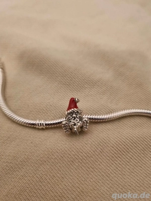 Roter Weihnachtsmann Anhänger Charm für Charms Armband S925