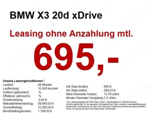 BMW X3 20d xDrive M Sportpaket
