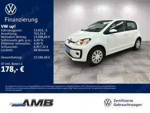 Volkswagen up! 1.0 Navi/Sitzhz/Climatronic/RFKam/PDC/4Türen