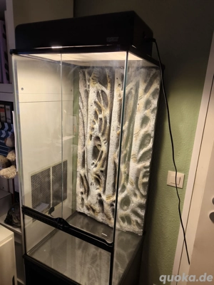 Hochterrarium Terrarium Paludarium mit Unterbau und Zubehör