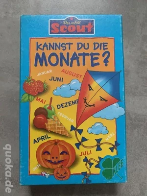 Kannst du die Monate? Spiel von Scout