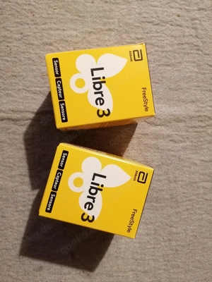 2x Libre 3 Sensoren  MHD 31.08.2026