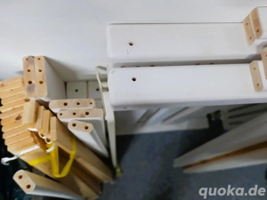 stabiles Jugendbett   Kinderbett weiß