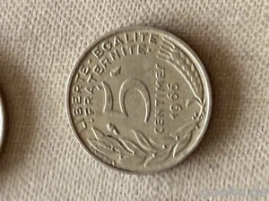 Münze Münzen Umlaufmünze Frankreich 5 Centimes 1973