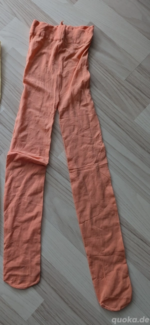 Feinstrumpfhose Mädchen Größe 104-110 - coral - ungetragen