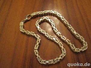 Königskette in feinster Qualität aus 925 Silber. 