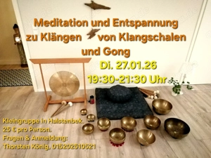 Entspannung und Meditation mit Klangschalen (Kleingruppe)