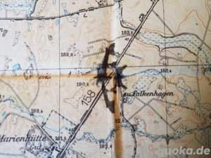 Meßtischblatt 2067 - topografische Karte - Falkenhagen ( Pommern ) - Messtischblatt Bild 4