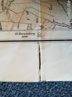 Meßtischblatt 2067 - topografische Karte - Falkenhagen ( Pommern ) - Messtischblatt Bild 5