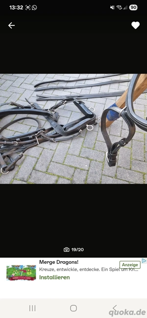 Zweispännergeschirr Gr WB COB