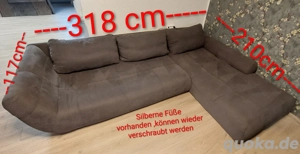 Couch , Sofa L-Form , auch zum Schlafen geeignet 